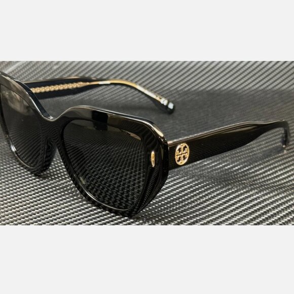 Tory Burch Black Dark Women\'s 55mm Sunglasses